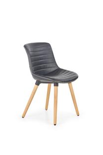 Valgomojo kėdė V-CH-K/267-KR-CZARNY, juoda sp., 54 cm x 49 cm x 80 cm