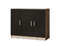 Komoda Kalune Design Vario E, ruda sp./juoda sp., 73.8 cm x 89.1 cm x 38.1 cm