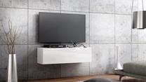 ТВ стол Pro Meble 105, белый цв., 105 см x 32 см x 30 см