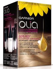 Kраска для волос Garnier Olia Midnight, light blonde цв., 8.0, 60 мл