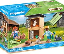 Konstruktorius Playmobil Country Rabbit Pen Gift Set 70675, 25 vnt.