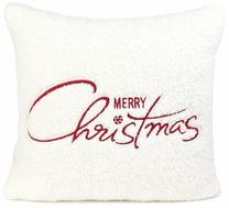 Kalėdinis dekoratyvinės pagalvėlės užvalkalas Homla Mailo, balta/raudona, 45 cm x 45 cm