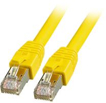 Сетевой кабель EFB RJ-45, RJ-45, 10 м, желтый цв.