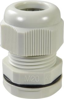 Jungtis Haupa Cable Glands IP 68 M20, 14.1 mm, pilka sp., 10 vnt.