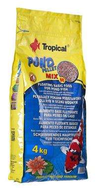 Maistas žuvims Tropical Pond Pellet Mix, 4 kg