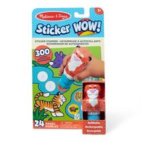 Наклейка, набор Melissa & Doug Sticker WOW! Tiger, синий цв./oранжевый цв.