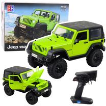 Rc внедорожник Double E Jeep Wrangler, 1:14, зеленый цв.