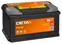 Akumuliatorius Deta Power DB802, 12 V, 80 Ah, 700 A