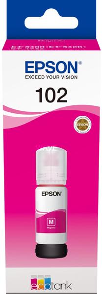 Spausdintuvo kasetė Epson 102 EcoTank, purpurinė (magenta) sp., 70 ml