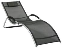 Lauko gultas Home4you Brigo 10027, juoda sp., 177 cm x 65 cm x 73 cm
