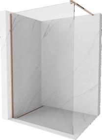 Dušas siena Mexen Kioto Walk-In, 90 cm x 200 cm, zeltrozā krās./rūdītais