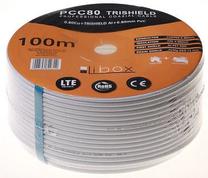 Laidas Libox Trishield Coaxial PCC80, Nėra, 100 m, balta sp.