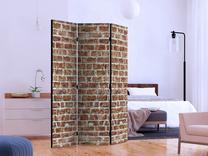 Širma Artgeist Brick Space Paravent1383J, įvairių spalvų, 135 cm x 172 cm