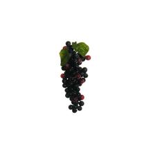 Dirbtinė šakelė, vynuogės, raudona sp./violetinė sp., 15 cm