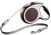 Automatinis pavadėlis Flexi Vario Cord M, ruda sp., 8 m