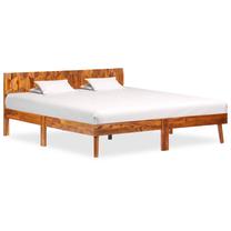 Lova dvigulė VLX Solid Sheesham Wood 288447, 160 x 200 cm, ruda sp., be čiužinio
