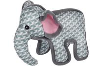 Žaislas šuniui, pliušinis Flamingo Strong Stuff Elephant 521034, 24 cm, pilka sp.