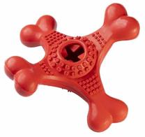 Rotaļlieta sunim, graužammanta suņiem Gimborn Red Titan 4 Bones, 20 cm, sarkana krās.