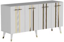 Spintelė Kalune Design Asel 475OLV1745, aukso sp./balta sp., 40 cm x 150 cm x 80 cm