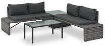 Lauko baldų komplektas VLX 3 Piece Garden Lounge Set with Cushions