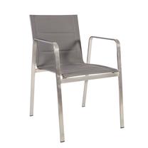 Lauko kėdė Home4you Beverly, pilka sp., 54.5 cm x 66 cm x 82 cm