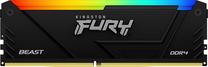 Operatiivmälu (RAM) Kingston Fury Beast RGB KF437C19BB12A/16, DDR4, 16 GB, 3733 MHz