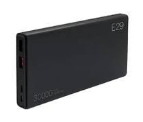 Lādētājs-akumulators (Power bank) Eloop E29, 30000 mAh, melna krās.