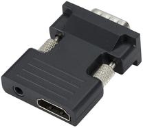 Адаптер RoGer HDMI To VGA + Audio Adapter V2 HDMI, VGA / 3.5 mm, черный цв.
