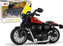 Игрушечный мотоцикл Lean Toys Classic Champion 515254, черный цв./красный цв.