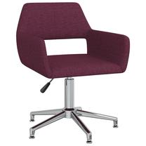 Darba krēsls VLX Swivel Office 330341, 52.5 x 53 x 71 - 83 cm, violeta krās.