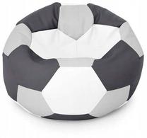 Prekė su pažeista pakuote. Sėdmaišis Ball XXL, balta sp./grafito sp./šviesiai pilka sp.