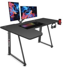 Arvutimängulaud Huzaro Hero 7.7, 160 cm x 60 cm, 75 cm, must v.