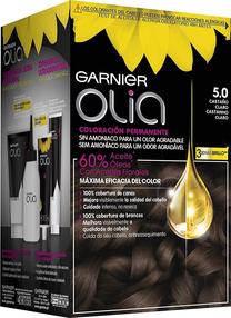 Kраска для волос Garnier Olia Midnight, светло-коричневый цв., 5.0, 60 мл