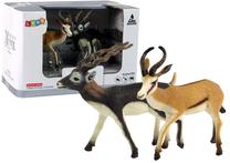 Figūrėlių rinkinys Lean Toys The Worl Of Animals Antelope, 2 vnt., ruda sp.