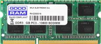 Operatyvioji atmintis (RAM) Goodram GR1066S364L7/4G, DDR3 (SO-DIMM), 4 GB, 1066 MHz