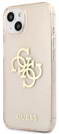 Telefona vāciņš Guess Glitter Apple iPhone 13, zelta krās., Apple