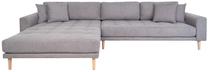 Kampinė sofa House Nordic Lido Lounge, šviesiai pilka sp., kairinė, 290 x 170 cm x 76 cm