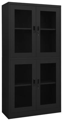 Biuro spinta VLX 335941, antracito sp., 180 cm x 40 cm x 90 cm
