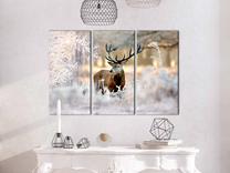 Reprodukcija Artgeist Deer In The Cold I N7207-DKX, 120 cm x 80 cm