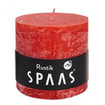 Свеча, цилиндрическая Spaas, 75 час, красный цв.