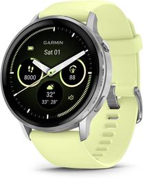 Išmanusis laikrodis Garmin Venu 4 010-03014-02, sidabro sp./geltona sp.