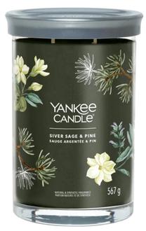 Žvakė, aromatinė Yankee Candle Signature Silver Sage & Pine, 60 - 100 h, 567 g, žalia sp.