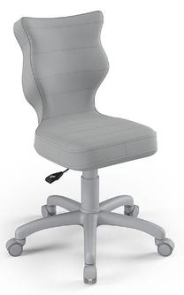 Laste töötool Petit VT03 Size 3, 30 x 55 x 71.5 - 77.5 cm, hall v./helehall v.