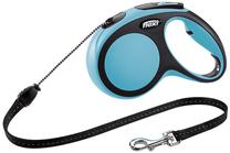 Automatinis pavadėlis Flexi New Comfort, mėlyna sp./juoda sp., 8 m