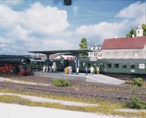 Центральный железнодорожный вокзал Piko Train Station 61821, многоцветный