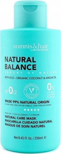 Matu maska Somnis&Hair Natural Balance Mascarilla, 250 ml