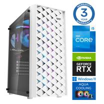 Stacionarus kompiuteris Intop AQUA i5-13400F, 3 TB, DDR5 16 GB, SSD+HDD 1 TB 2 TB, RTX 4060 8 GB GDDR5, Windows 11 Pro