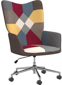 Kėdė VLX Patchwork 328193, įvairių spalvų, 69 cm x 61.5 cm x 102 cm