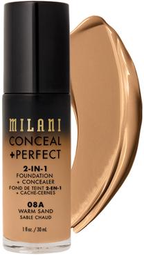 Жидкая основа для макияжа Milani Conceal + Perfect, 08a warm sand, 30 мл