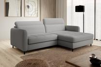 Kampinė sofa Gomsi Royal 04, pilka sp., dešininė, 160 x 228 cm x 100 cm
